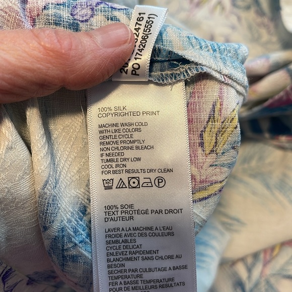 Tommy Bahama Tropical Hawaiian Silk Button Down Short sleeve Camp Shirt 2XL XXL - Picture 5 of 8